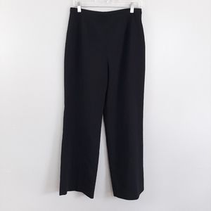Le Suit Petite High Rise Black Patterned Pants